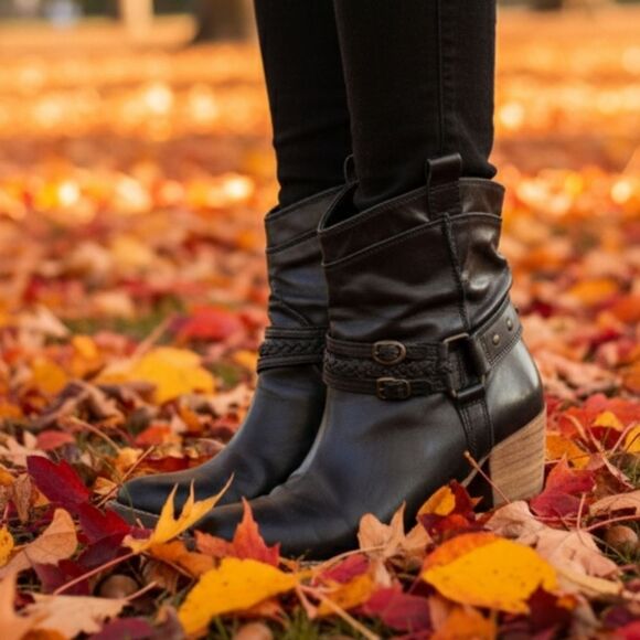 Steve Madden leather western boots 7.5 - Picture 1 of 13